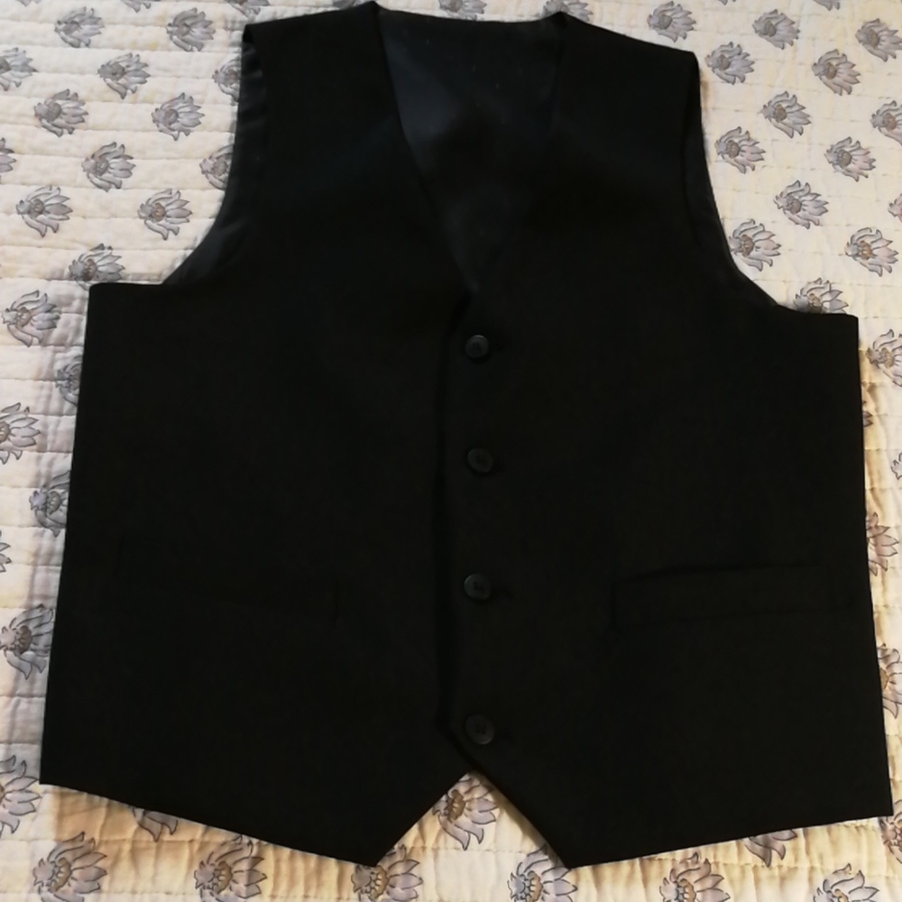 Youth L Dress Vest, black